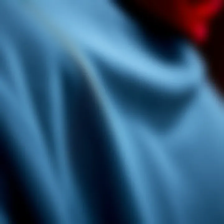 Close-up of quality fabric used in sports clothing