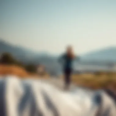 A serene landscape promoting a healthy lifestyle