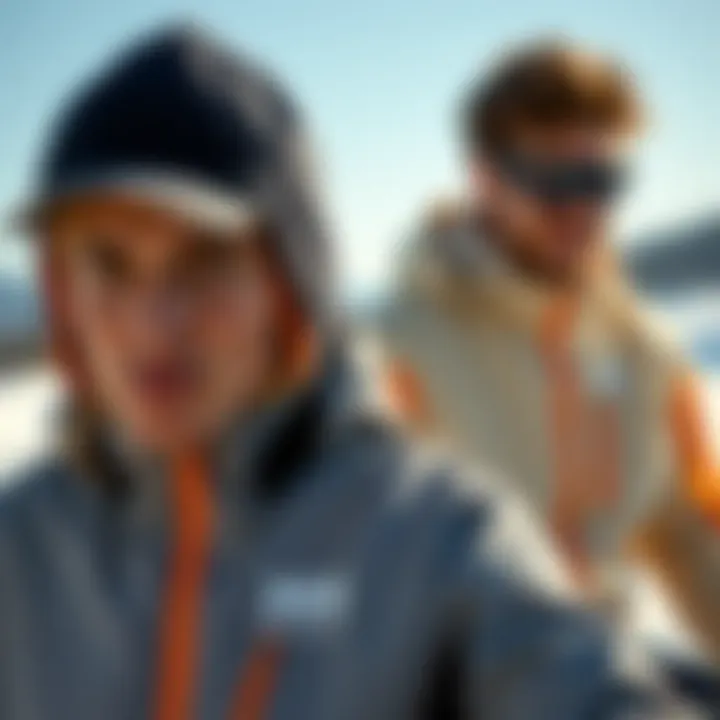 Fashionable layering options for active lifestyles