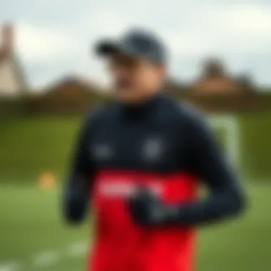 An athlete wearing Hummel Joker gear during training session