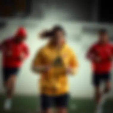 Stylish athletes embodying modern athletic culture