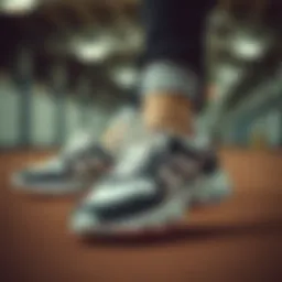 Stylish athletic footwear selection