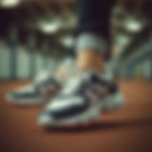 Stylish athletic footwear selection