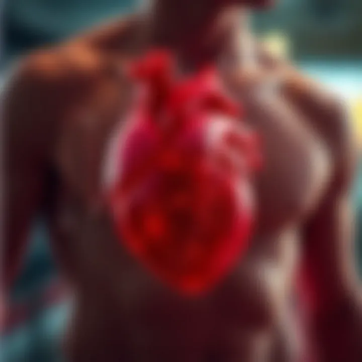 Healthy heart illustration depicting the benefits of cardio