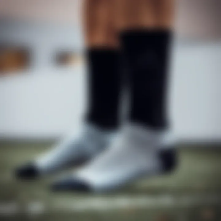 Comparison of standard socks vs. non-slip football socks in performance