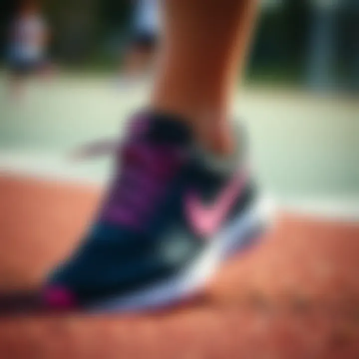 Quality Craftsmanship of Nike Shoes for Girls Detailed look at the quality craftsmanship of Nike shoes for young girls.