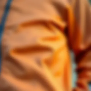 Textural Variety in Tracksuit Fashion Close-up of fabric textures and colors of tracksuit