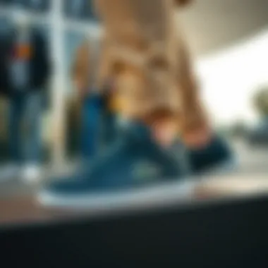 Lacoste Lerond shoes displayed in various stylish outfits