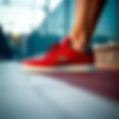 Integration of Lacoste shoes into athletic fashion