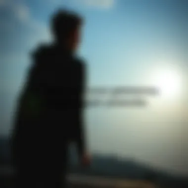 An inspiring motivational quote displayed artistically