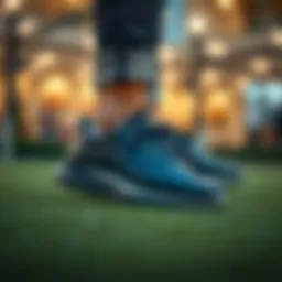 Elegant design showcasing Navigator footwear.