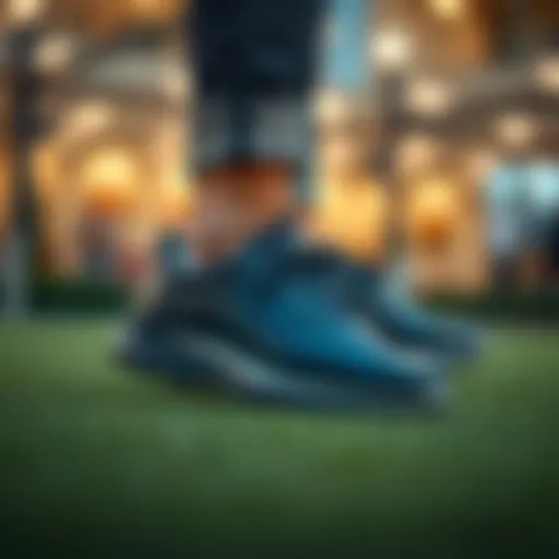 Elegant design showcasing Navigator footwear.