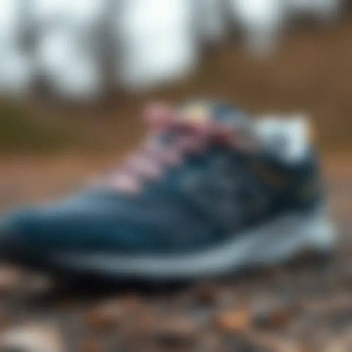 Close-up of New Balance 580 showcasing its durable materials
