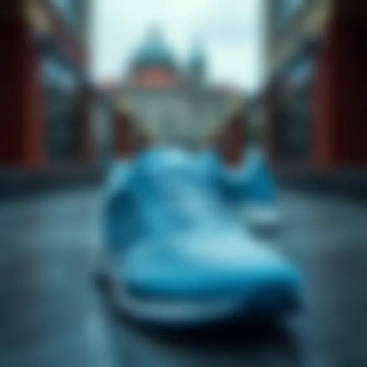 Sleek design of New Balance 580 athletic shoes