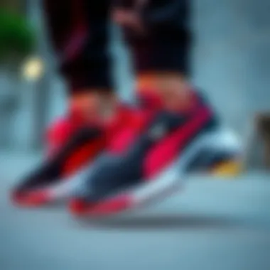 Stylish Puma sneakers showcasing modern design