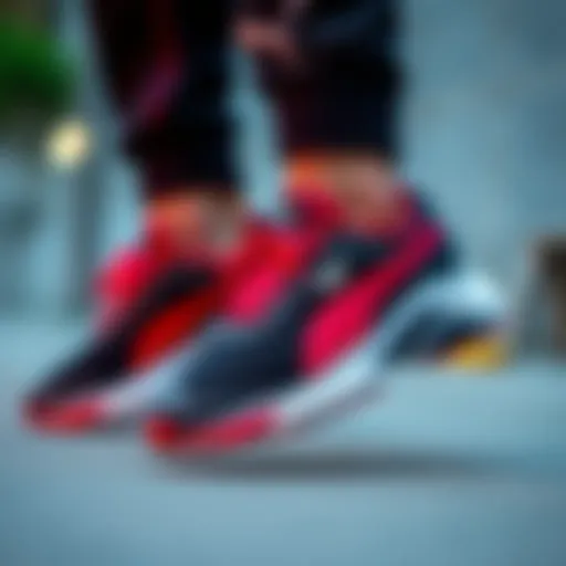 Stylish Puma sneakers showcasing modern design