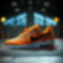 Sleek design of Nike Air Max React showcasing its unique silhouette