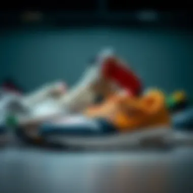 A collection of Nike shoes highlighting various styles