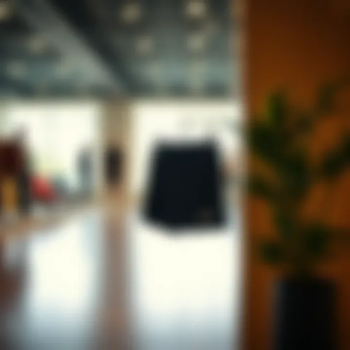 Stylish black Nike shorts showcased in a fashionable setting