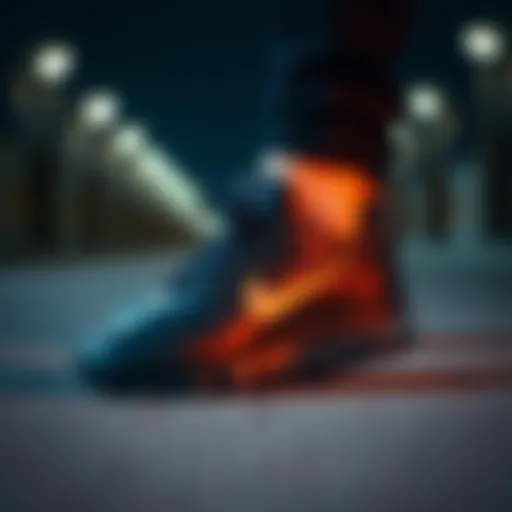 Stylish black Nike sneakers showcasing modern design