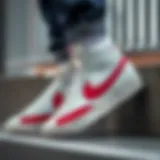 The Nike Blazer Mid Premium showcasing its elegant design