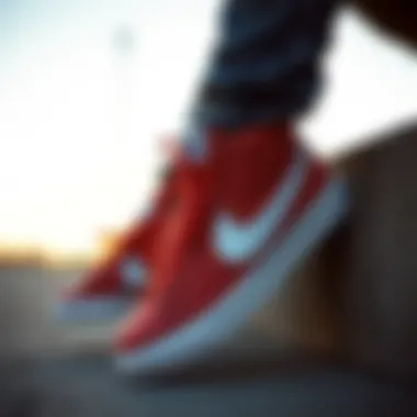 Showcasing the versatility of Nike Blazer Mid Premium in various settings