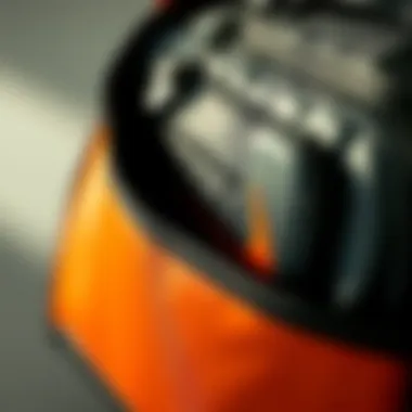 High-quality materials used in the construction of the Nike Elite bag.