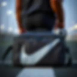 Stylish design of the Nike Elite bag showcasing its modern aesthetic.