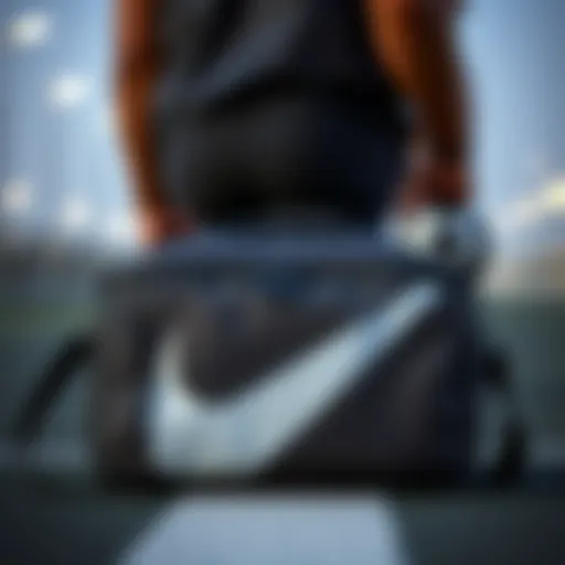 Stylish design of the Nike Elite bag showcasing its modern aesthetic.