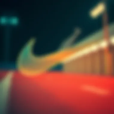 The iconic Nike Swoosh logo reflecting the brand's evolution