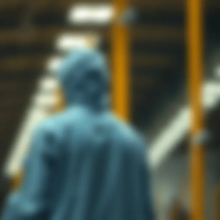 An artistic representation of Nike's commitment to innovation and sustainability