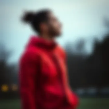 Athlete experiencing comfort and flexibility in Nike Pro attire