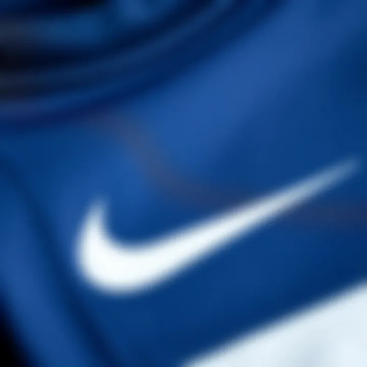 Close-up of Nike Pro fabric texture emphasizing quality