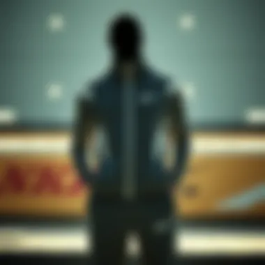 Stylish design elements of Nike Pro tracksuit on display