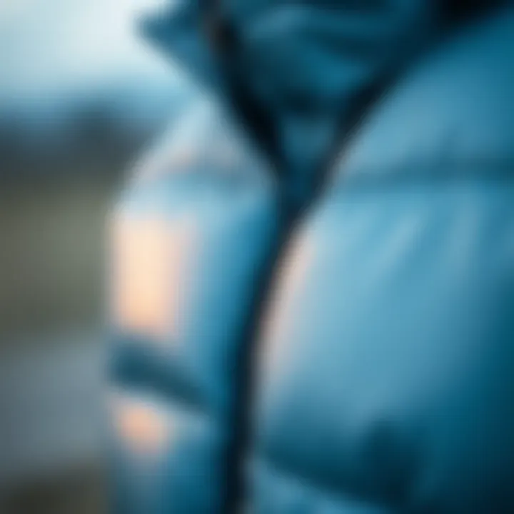 Close-up of Nike Puffer Jacket Design