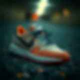 A collage showcasing iconic Nike retro shoe designs throughout the years.