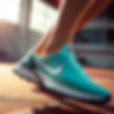 Nike Revolution 6 NN GS in action during a workout session