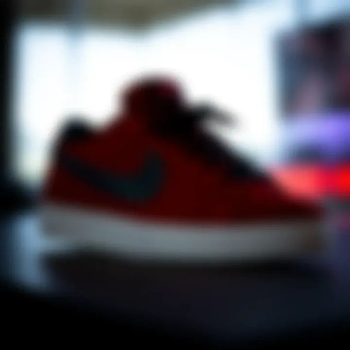 The iconic silhouette of Nike SB Blazer showcasing its unique design