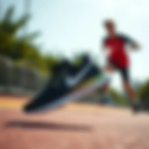 Dynamic performance of Nike T Lite XI during athletic activities