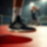 Dynamic performance of Niteball Adidas footwear on the court