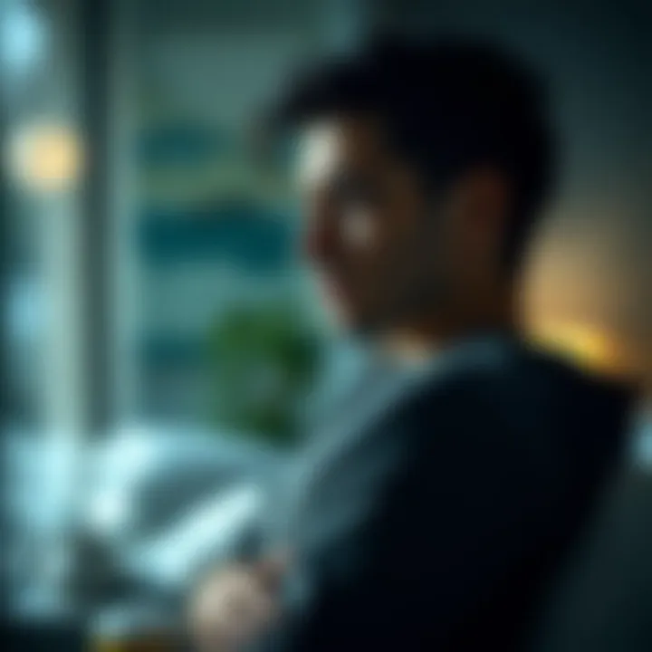 Graphic showing physical health impacts on waking up tired