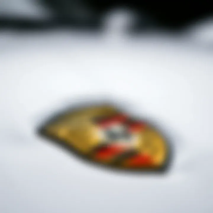 Iconic Porsche Logo Detail Close-up of the iconic Porsche logo embroidered on a premium fabric.