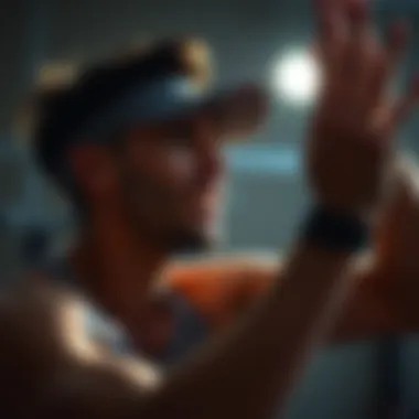 Athlete experiencing energy boost after taking pre workout