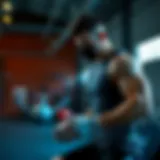 A dynamic representation of pre-workout fat burners enhancing athletic performance