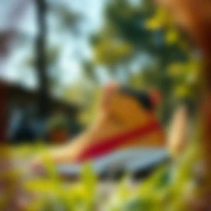 A vibrant outdoor setting featuring Puma All Day Active collection