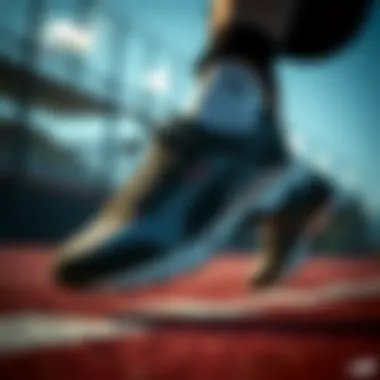 Puma Axis sneakers in action during sports