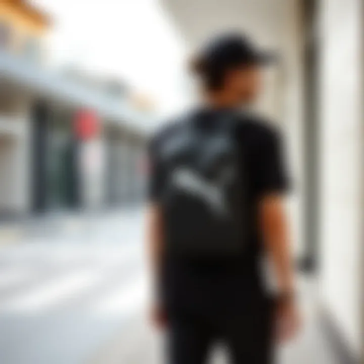 Fashion Meets Functionality: Puma Backpack and Outfit Fashionable outfit paired with a Puma backpack