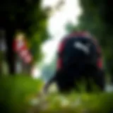 Puma Backpack: A Blend of Style and Function Stylish Puma backpack in a vibrant outdoor setting