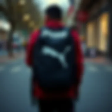 Versatile Puma Backpack for Everyday Activities Puma backpack showcasing versatility in daily use