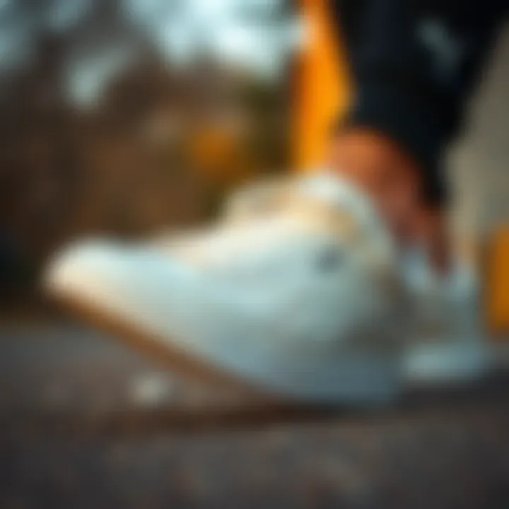 Puma sneaker in an active lifestyle setting